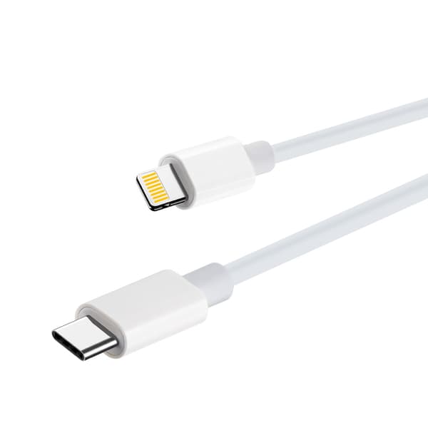 Maxlife MXUC-05 kabel USB-C - Lightning 1,0 m 20W vit vit