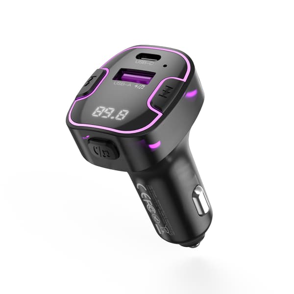 XO sändare FM BCC12 Bluetooth MP3 billaddare 3,1A svart