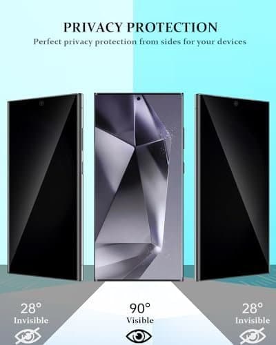 2 st Sekretess skärmskydd för Samsung S24 Plus