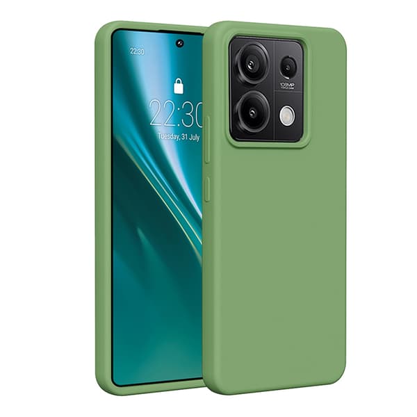 Etteri Silikonskal för Xiaomi Redmi Note 13 Pro 5G ljusgrön grön