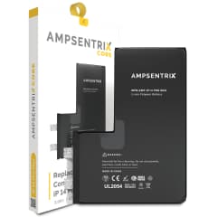Ersättningsbatterikärna för iPhone 14 Pro Max (punktsvetsning krävs) (AmpSentrix Core)