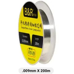 0,009 mm*200 m B&R Superfin Silver Jumper Wire silver