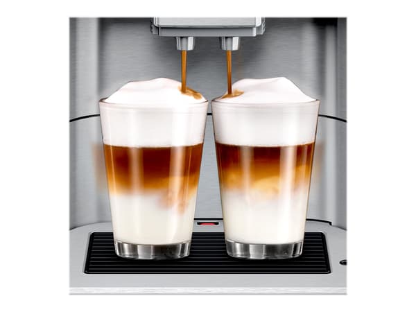 Siemens EQ.6 plus s700 TE657M03DE Automatisk kaffemaskine Rustfrit stål/svart svart