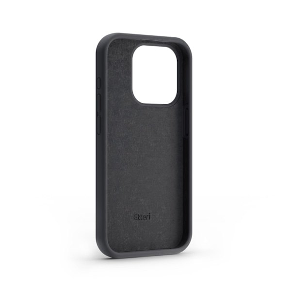 Etteri Silicone Case for iPhone 15 Pro Max 6.7\" Black