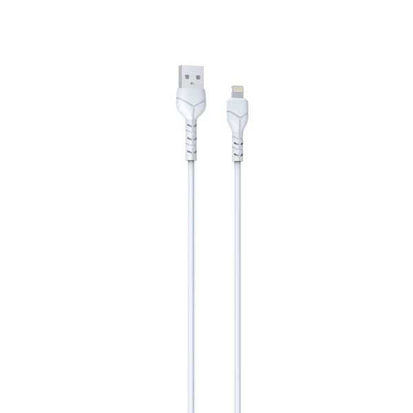Devia kabel Kintone V2 EC406 USB - Lightning 1,0 m 2,1A vit set 30 st vit