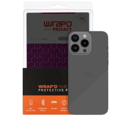 Wrapd - Skärmskyddsfilm (10-pack) (Klar Sekretess) transparent