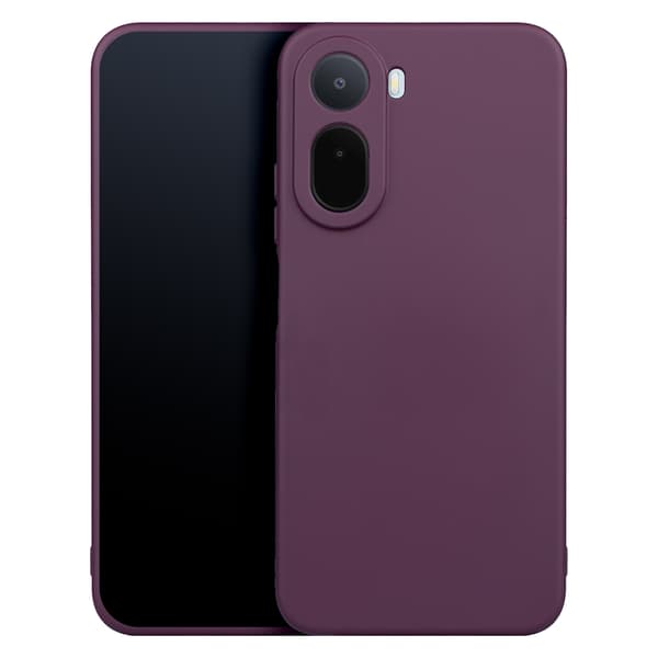 Silikonskal för Xiaomi Redmi A7 Pro mörkröd