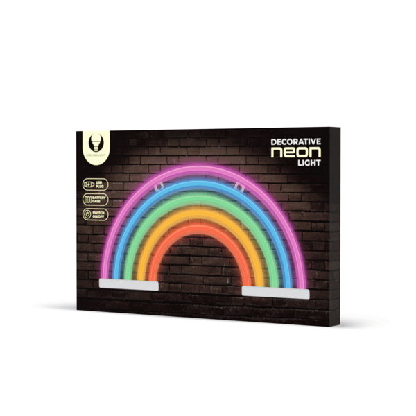 Neon LED-lampa REGENBÅGE 5 färger FLNE14X Forever Light