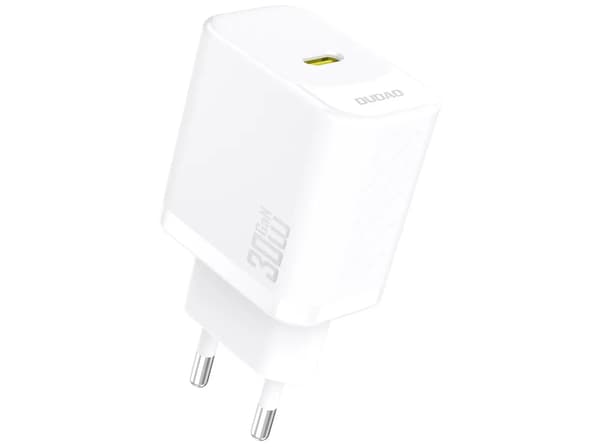 Dudao A27PEU Adapter 30Watt GaN 1xUSB-C vit vit