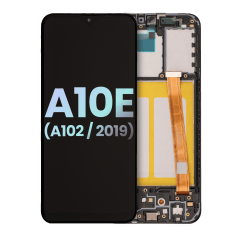 LCD-enhet med ram för Samsung Galaxy A10e (A102 / 2019) (Servicepaket) (Alla färger)