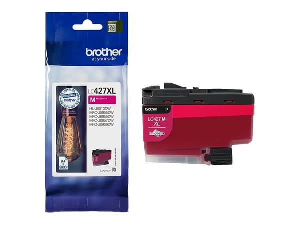 Brother LC 427XLM Magenta 5000 sidor bläck