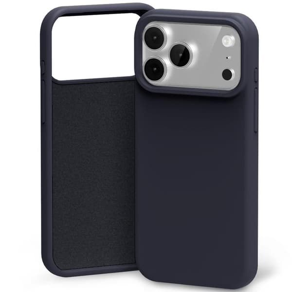 Mercury silikonfodral för iPhone 17 Pro Max / 18 Pro Max marinblå
