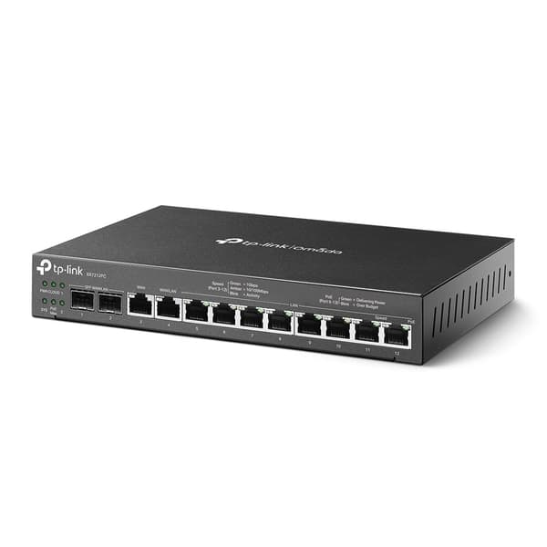 TP-Link Omada ER7212PC V1 Router 8-port switch Kabling