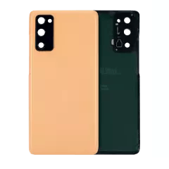 Baksidesglas med kameralins för Samsung Galaxy S20 FE (Service Pack) (Cloud Orange)