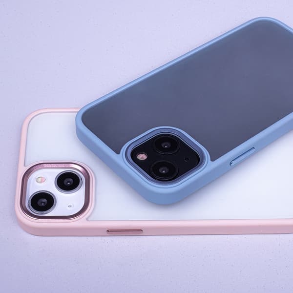 Satin Matt-fodral för Samsung Galaxy A14 4G / A14 5G blå
