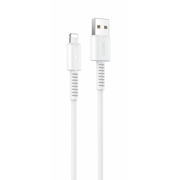 YESIDO kabel CA120 18W USB / LIGHTNING 1M PVC 2A vit vit