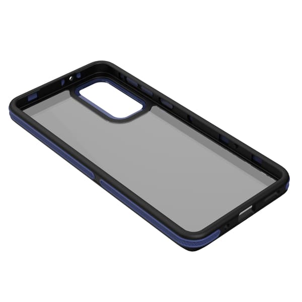 Crystal Black-fodral för Samsung Galaxy M55 5G blå