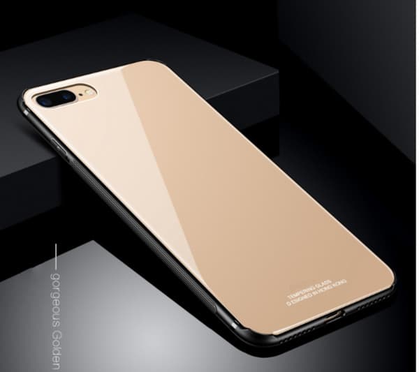 Glas fodral För Iphone 7/8 röd