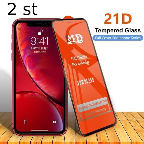 2-pack 21D Skärmskydd för iPhone 12 Mini transparent