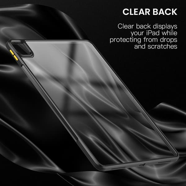 Hårdsilikonfodral för iPad Air 8 10.9" – Transparent transparent