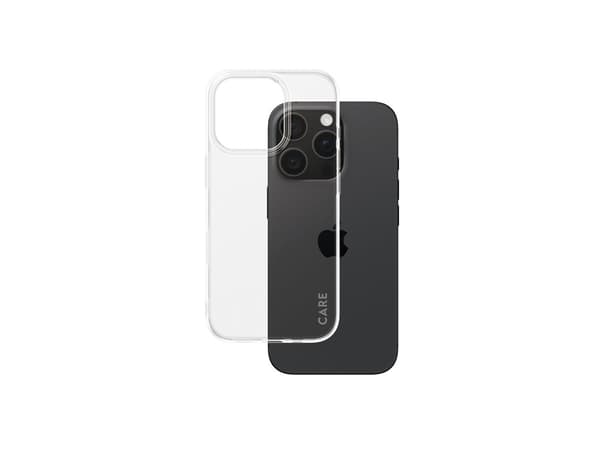 PanzerGlass CARE by Fashionable Case Transparent X-Ray Soft Basic iPhone 16 Pro Skal Transparent