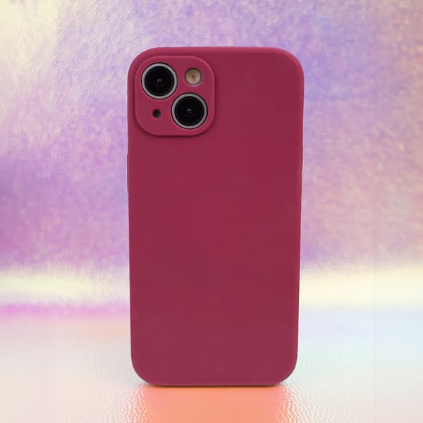 Mag Invisible-fodral för iPhone 15 Pro 6,1\" vinröd