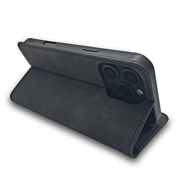 Suede för iPhone 16e Svart