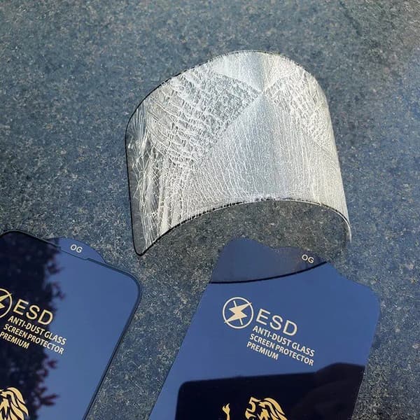 2-pack ESD extra starka heltäckande Skärmskydd för iPhone XR/11