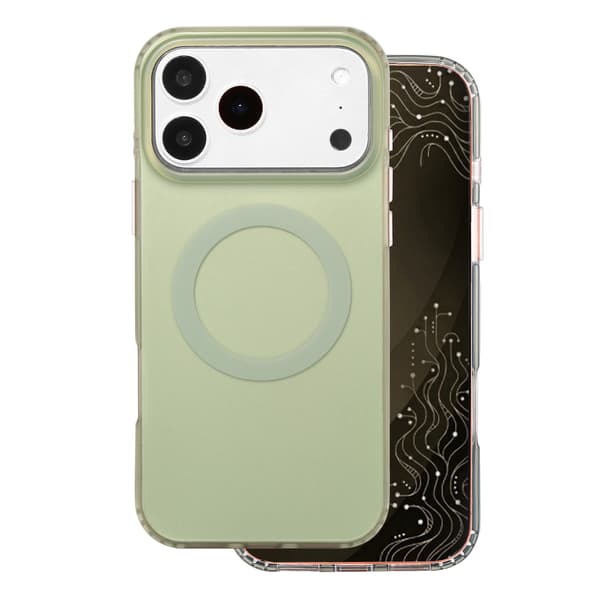 Tecto Shield Mistiq Mag skal för iPhone 17 Pro Max / 18 Pro Max oliv