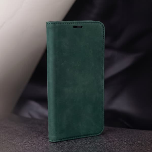 Smart Suede-fodral för Xiaomi Redmi Note 15 Pro Plus 5G grön