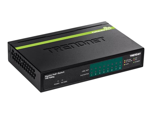 TRENDnet TPE TG82G Switch 8-porte Gigabit PoE+