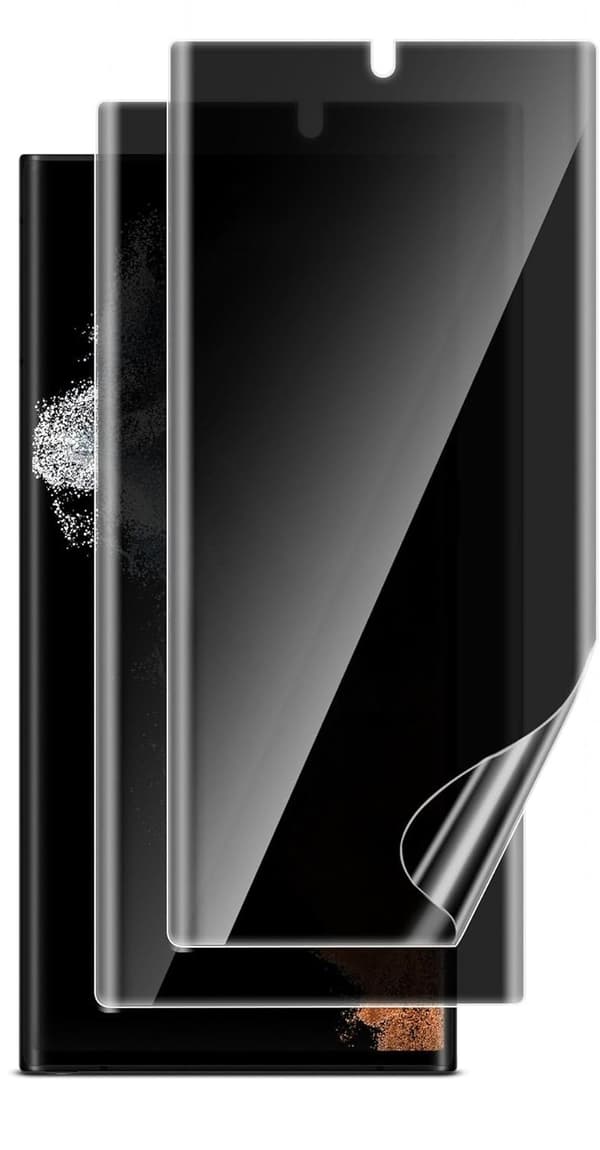 2 st Sekretess nano skärmskydd Samsung S22 ultra