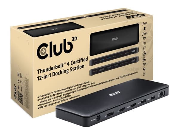 Club 3D CSV-1582 12-in-1 Thunderbolt 4 Dockingstation