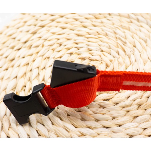hundhalsband med LED-blixt rosa rosa