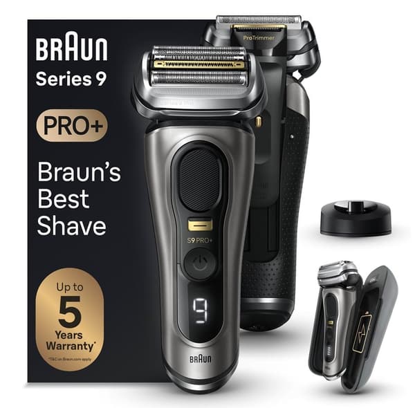 Braun Series 9 Pro+ 9525s wet & dry graphite Shaver svart