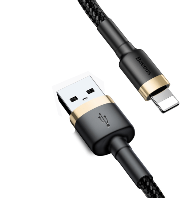 2st 2 m Baseus cabel iphone svart