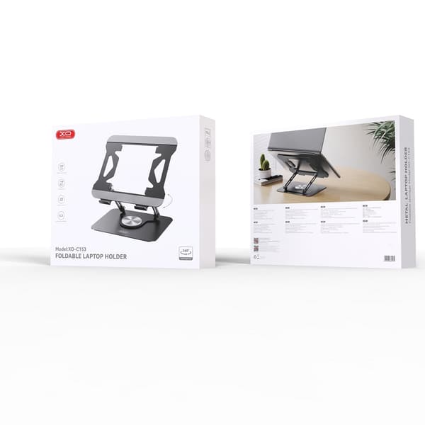 XO hållare ställ C153 svart för laptop max