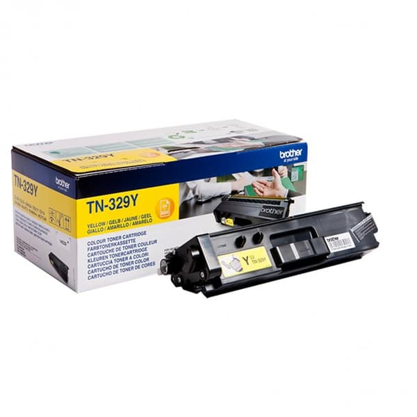 Brother TN 329Y Gul 6000 sidor Toner