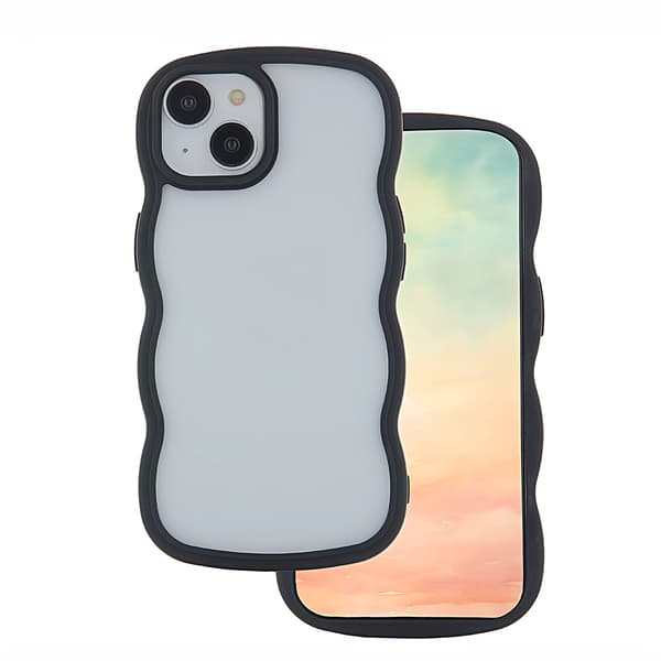Wave-skal till iPhone 13 Pro 6,1\" svart
