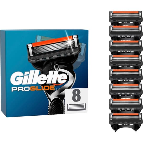 Gillette Proglide Barberblade, 8 st.