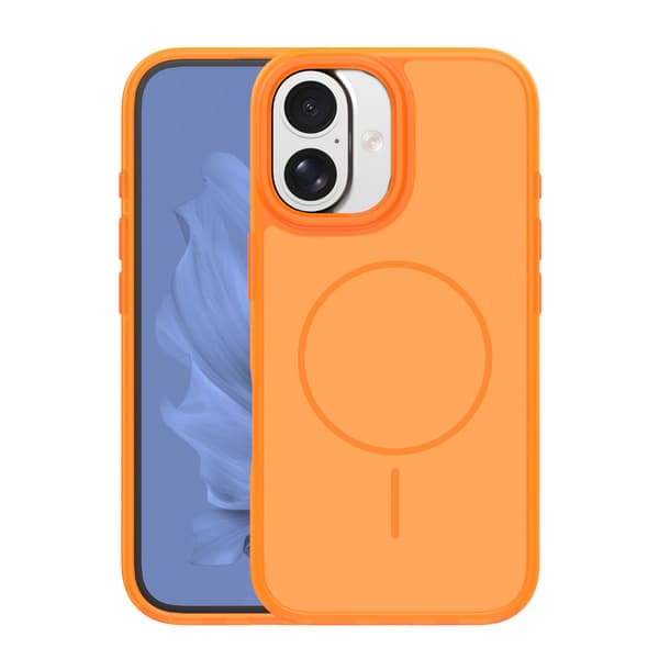 Frame Thin Mag skal för iPhone 16 orange orange