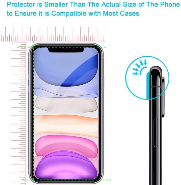 3 Pack för iPhone 11 Skärmskydd|2,5"