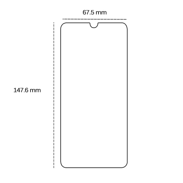 Härdat glas 2,5D för Huawei P Smart 2019 / P Smart Plus 2019 / P Smart 2020 / Honor 10 Lite