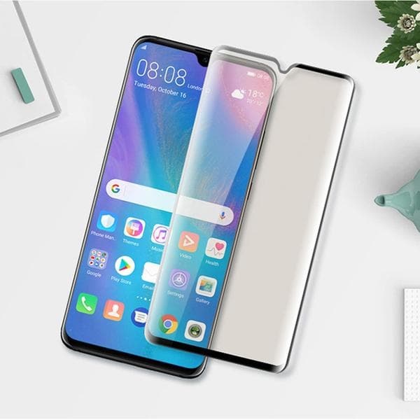 2 stTop kvalitet härdat glas för Huawei p30 pro