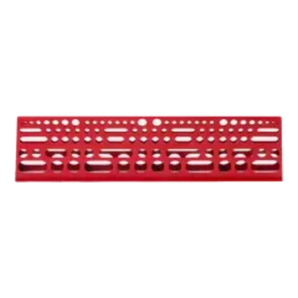 Tool Rack (6 x 24" 1/8" x 2 3/4") - Red