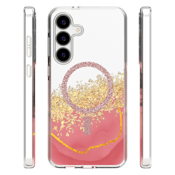 Epoxy Mag skal för Samsung Galaxy S26 Plus rosa