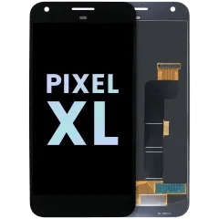 LCD-enhet utan ram för Google Pixel XL (äkta OEM) (svart)