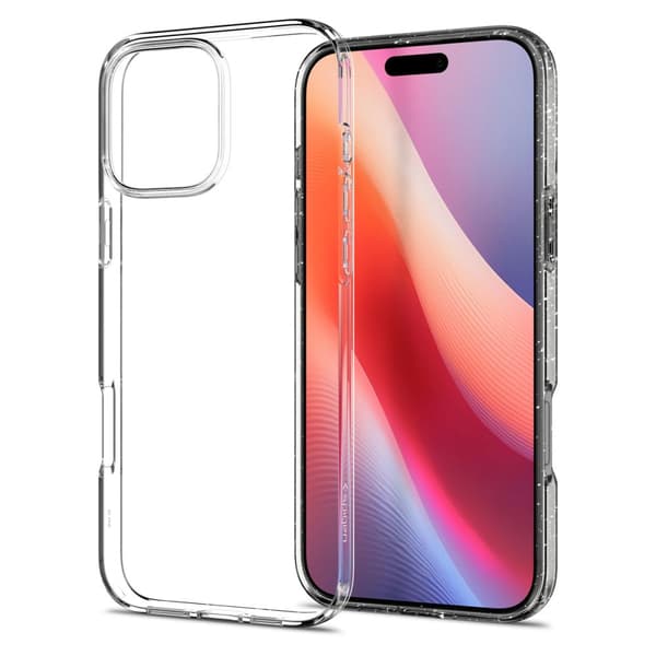 Spigen Liquid Crystal skal till iPhone 16 Pro 6,3\" glitter crystal