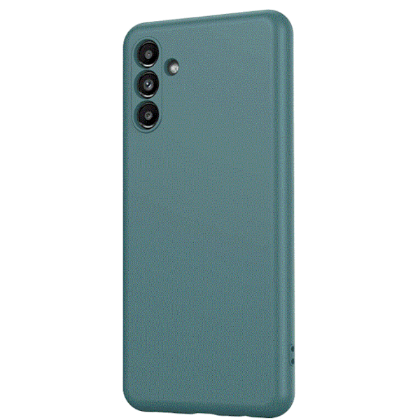 MATT Fodral till Samsung A13 mörkgrön grön