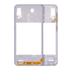 Mellanramshölje för Samsung Galaxy A30 (A305 / 2019) (Eftermarknad Plus) (Vit) vit